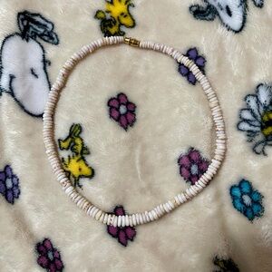 White Shell Choker Necklace